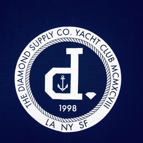 Diamond Supply large Navy Blue.    F29 - Picture 3 of 3